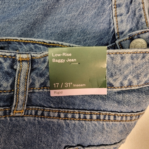 Wild Fable Women's Low Rise Baggy Jeans Blue Jeans Size 17 - Picture 3 of 5